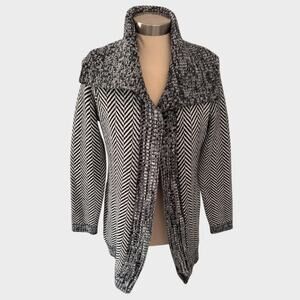 WHBM White House Black Market Small Open Front Cardigan Sweater